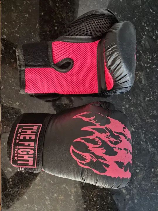 Luvas de Boxe The Fight Black Tiger