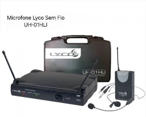 Microfone Sem Fio Lyco UH-01HLI