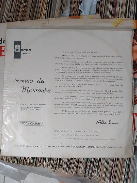 Discos de Vinil - O Sermão da Montanha e Vida de Jesus - Foto 2