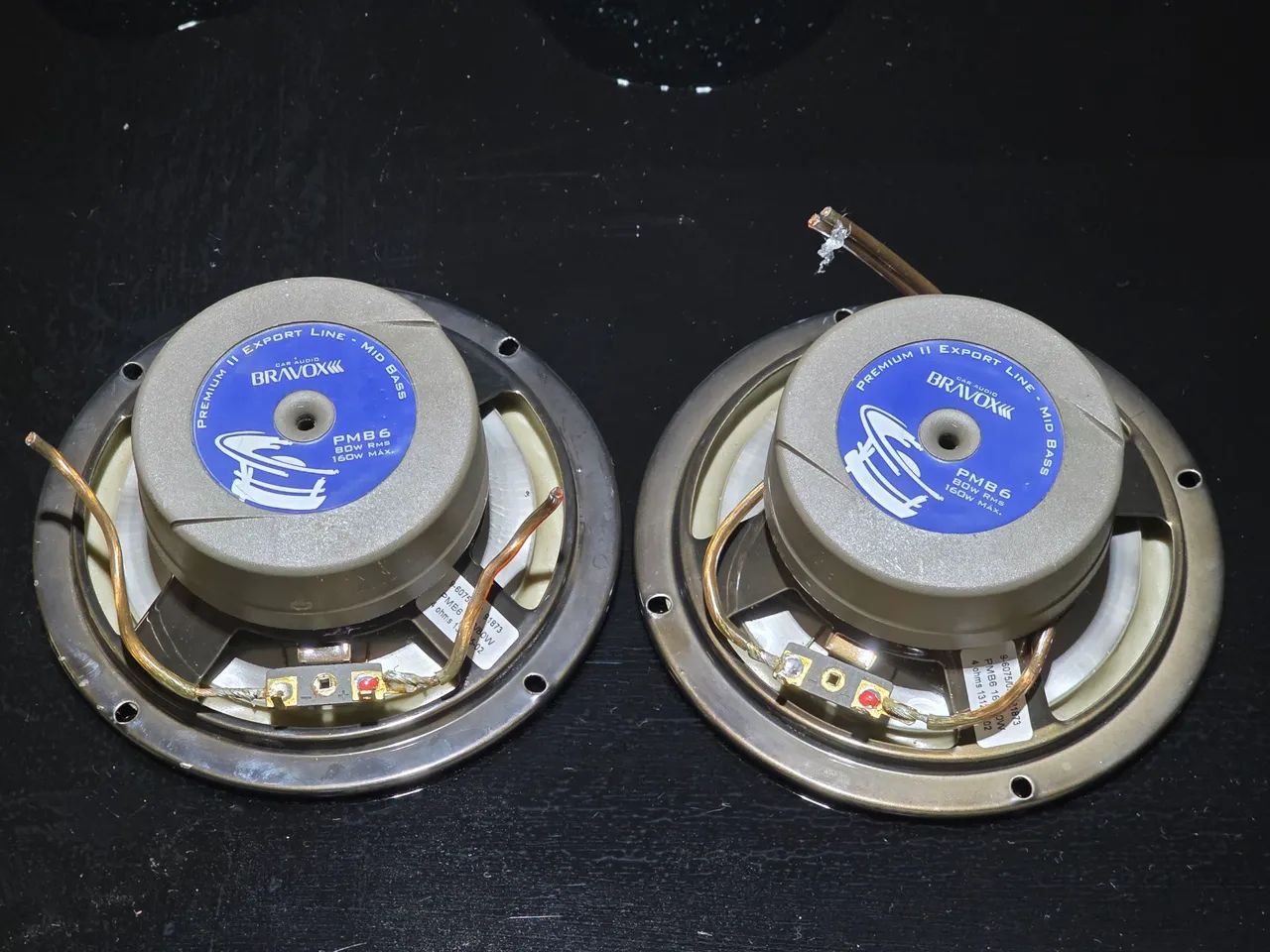 Mid bass bravox 6" polegadas premium ii export line pmb6 80w rms médio grave 6 polegadas63824120560257123