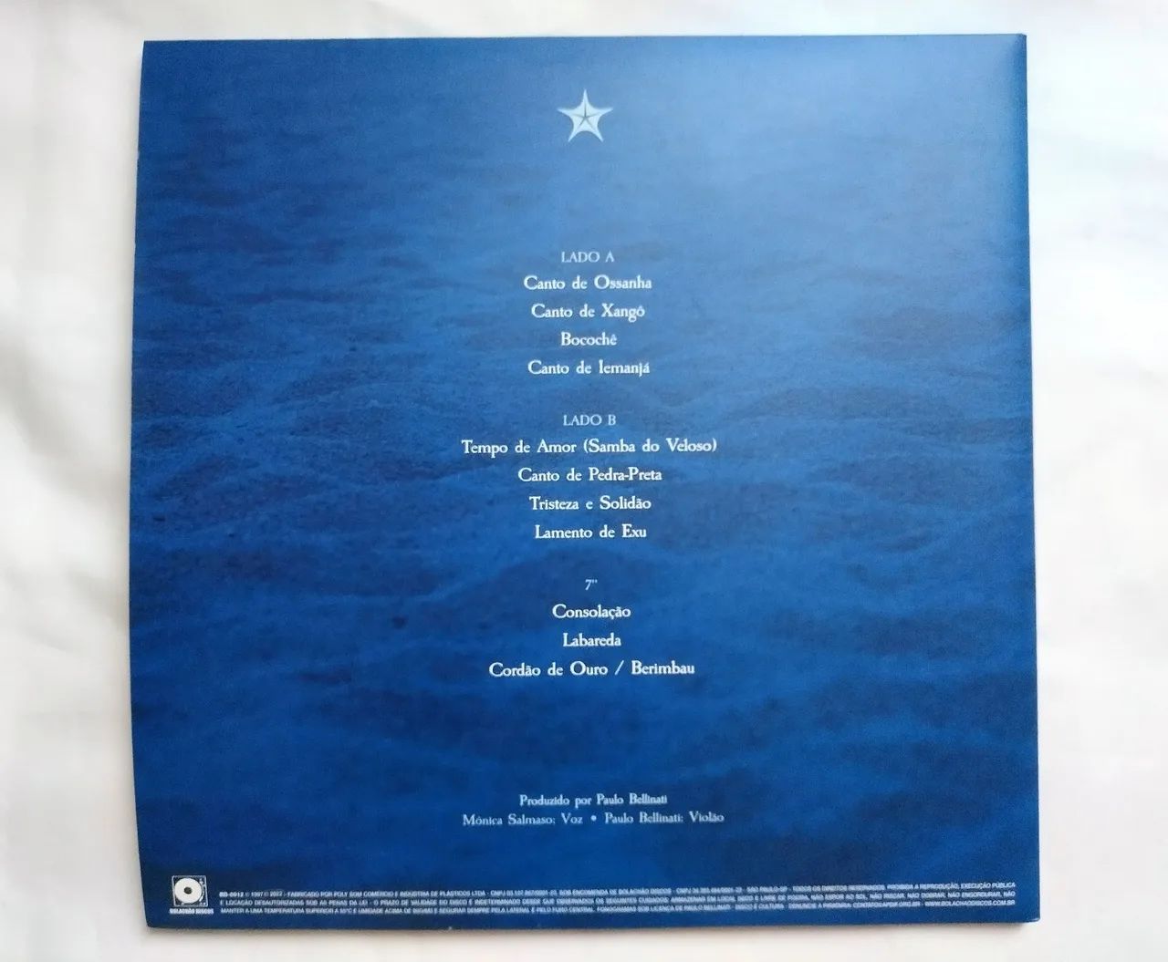 Vinil Afro Sambas Mônica Salmaso e Paulo Bellinati - Foto 2