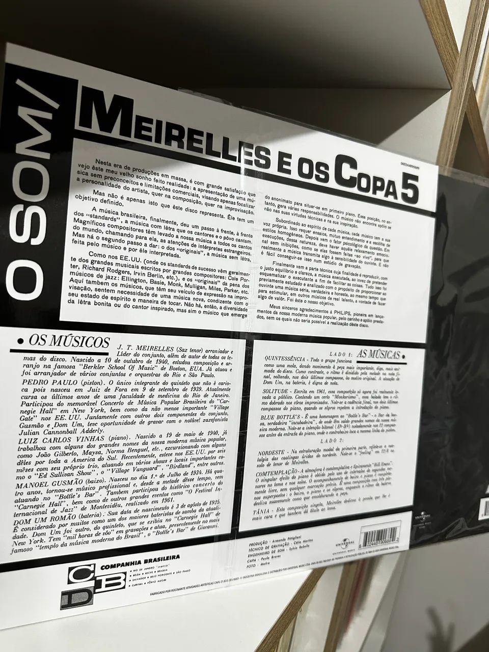 Meirelles E Os Copa 5 O Som vinil lp Clube do Vinil 2025 - Foto 3