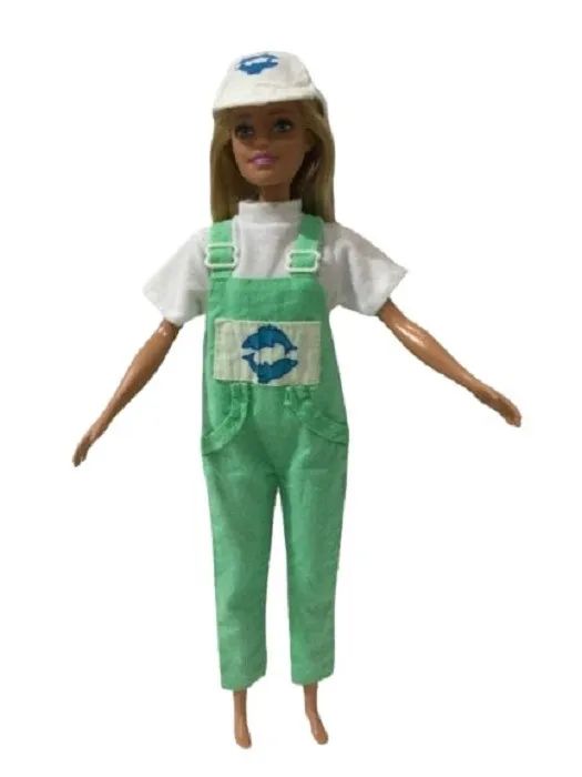 Macacão Roupa Da Boneca Julia Cuidadora Golfinhos Ano 1995