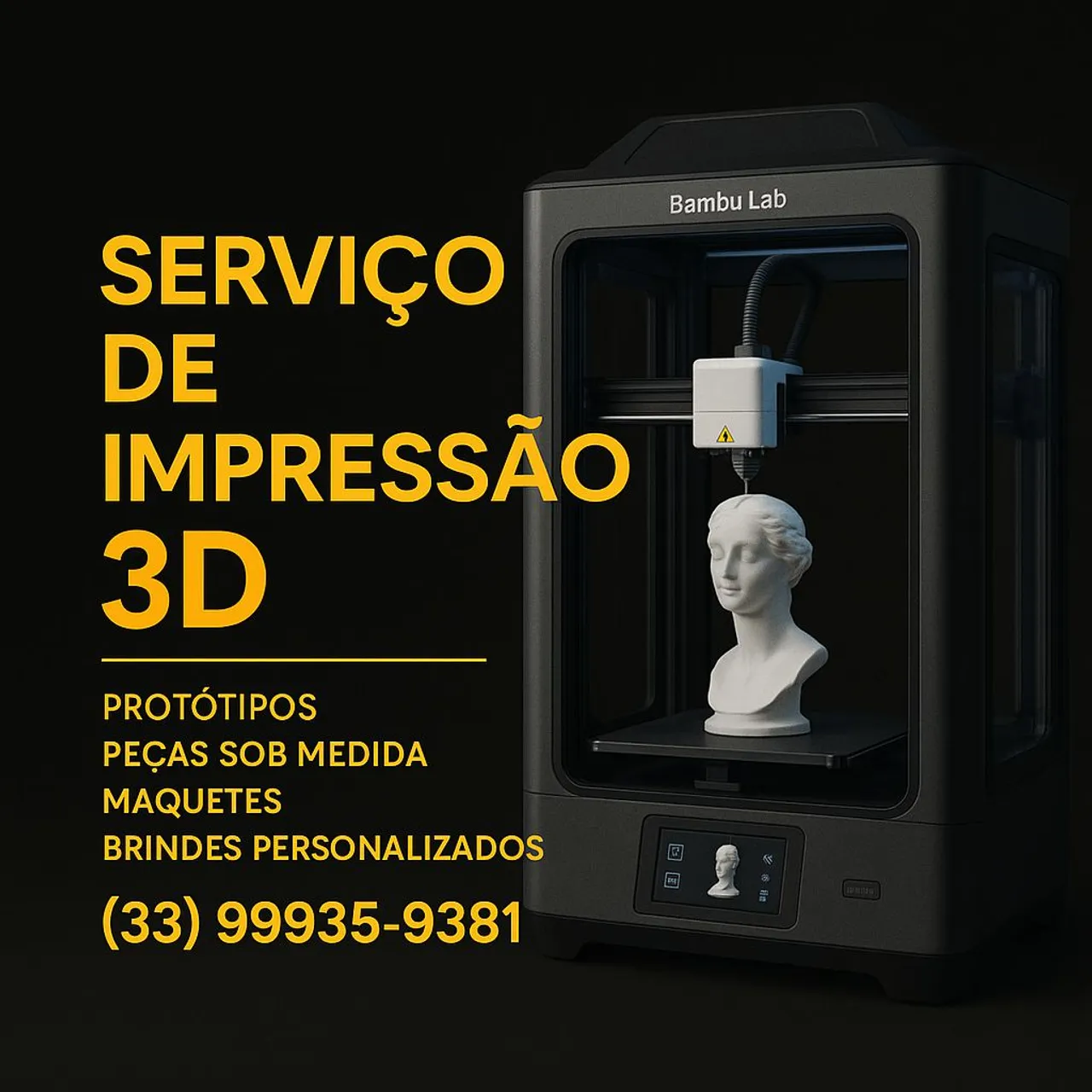 Serviço de Impressão 3D - Protótipos, Peças e Maquetes