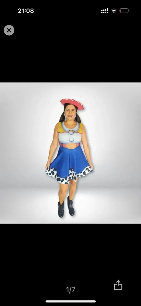 Vestido e chapéu  da Jessie Toy Story - Foto 4