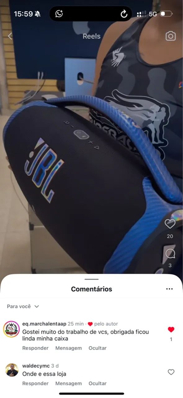 Envelopamento de Caixa de Som JBL Boombox  - Foto 2