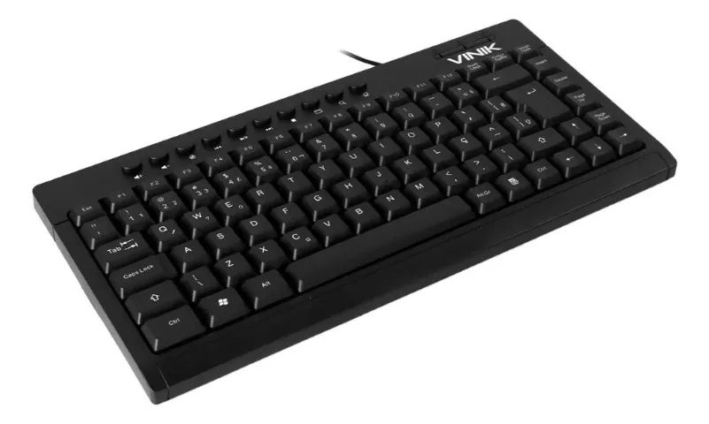 Mini Teclado Usb Multimidia Dynamic10 Abnt2 Cabo 1.8m - Vinik Loja Coimbra Computadores - Foto 4
