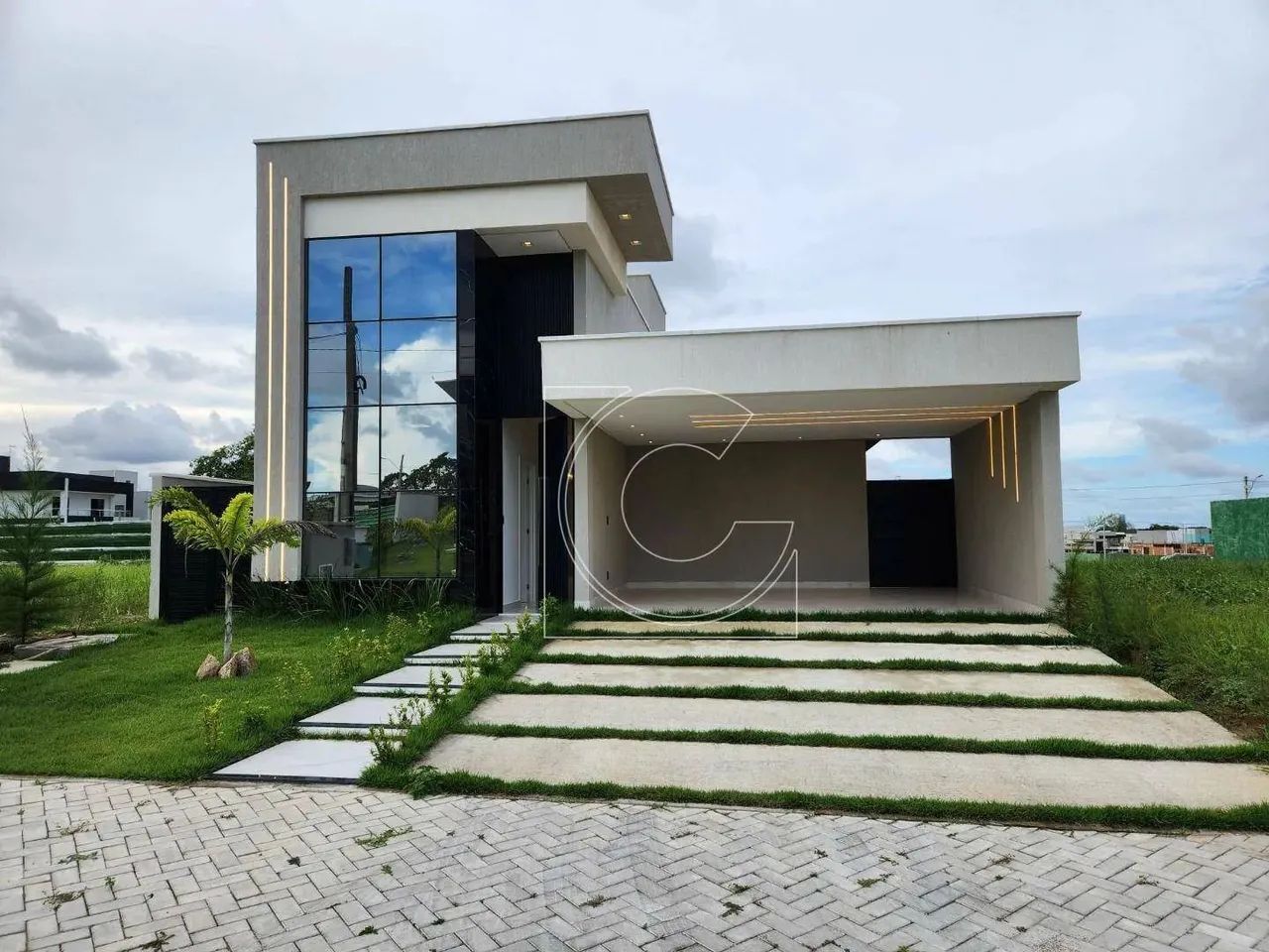 Cidade Alpha Terras, Casa Plana, Alto Padrão, 142,61m², 3 quartos, Cidade Alpha, Eusébio/C
