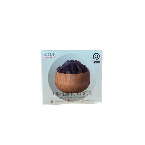Umidificador De Ar Vulcao Difusor de Aromas 300ML Com Luz de Led. OÁSIS OIH-6514 -Coimbra - Foto 2
