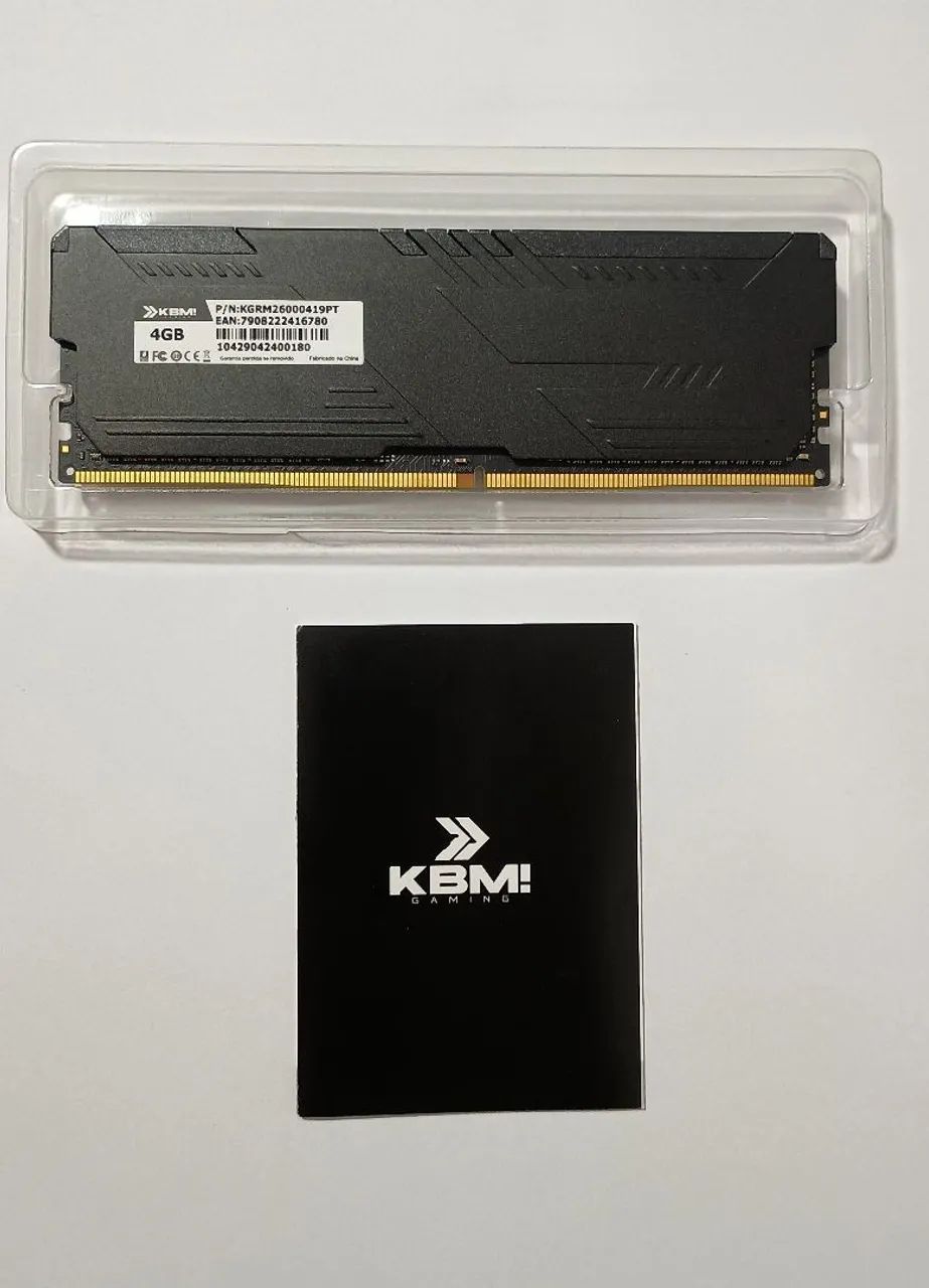 Memória RAM 4GB KBM! Gaming DDR4 2666MHz - Foto 4