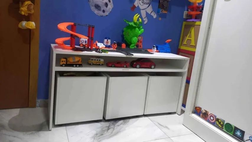 Bau organizador com 03