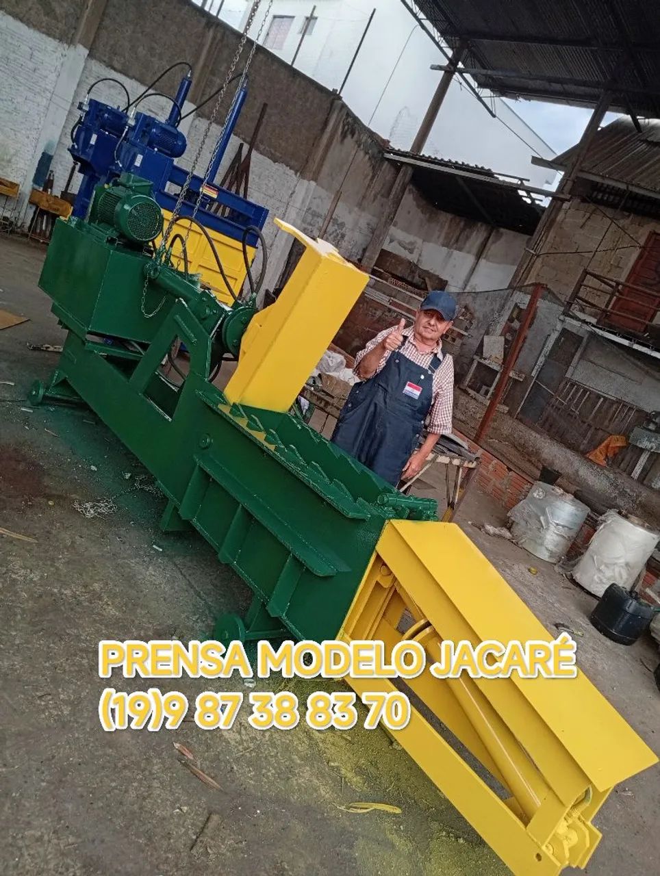 Prensa Jacaré Fardos 30x30 padrão Latasa tipo boca de forno (19)9 87 38 83 70 