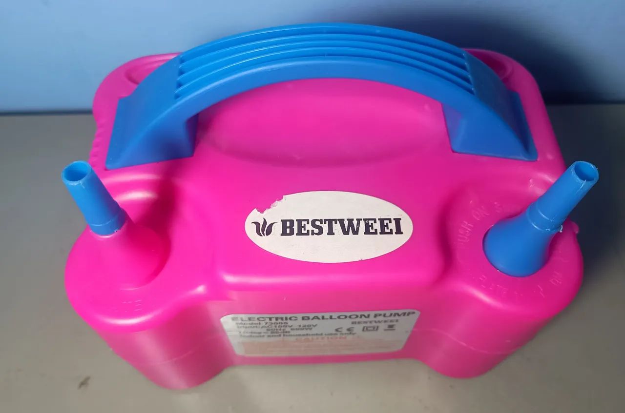 Inflador Elétrico de Balão 2 Bicos - Foto 4