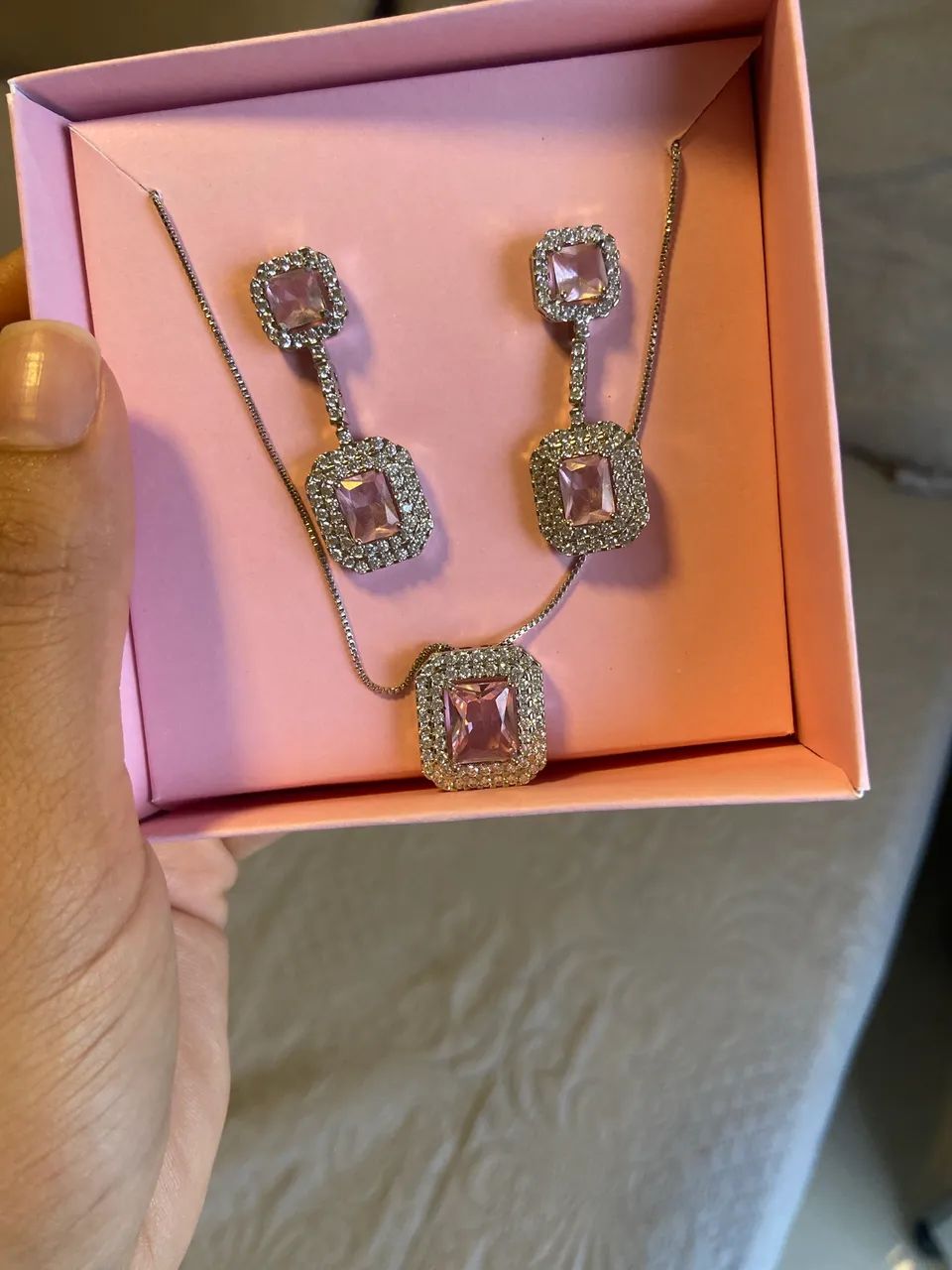 Conjunto colar e brincos