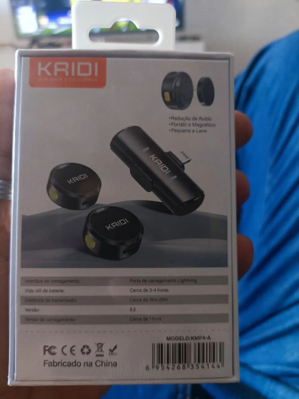Microfone Sem fio Para celular iPhone Lightning - Foto 2