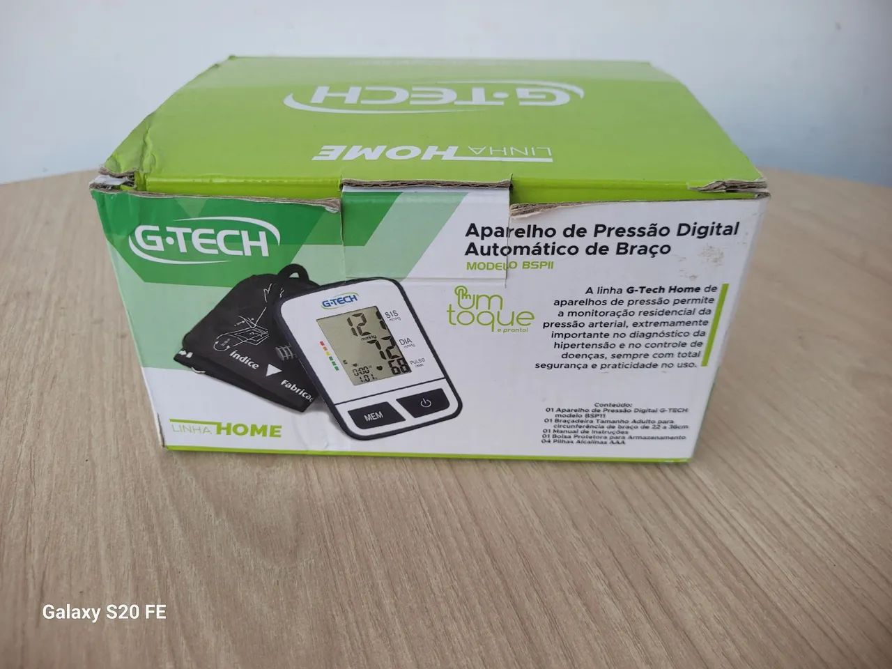 Aparelho de Pressão Digital G-Tech BSP11 - Automático de Braço