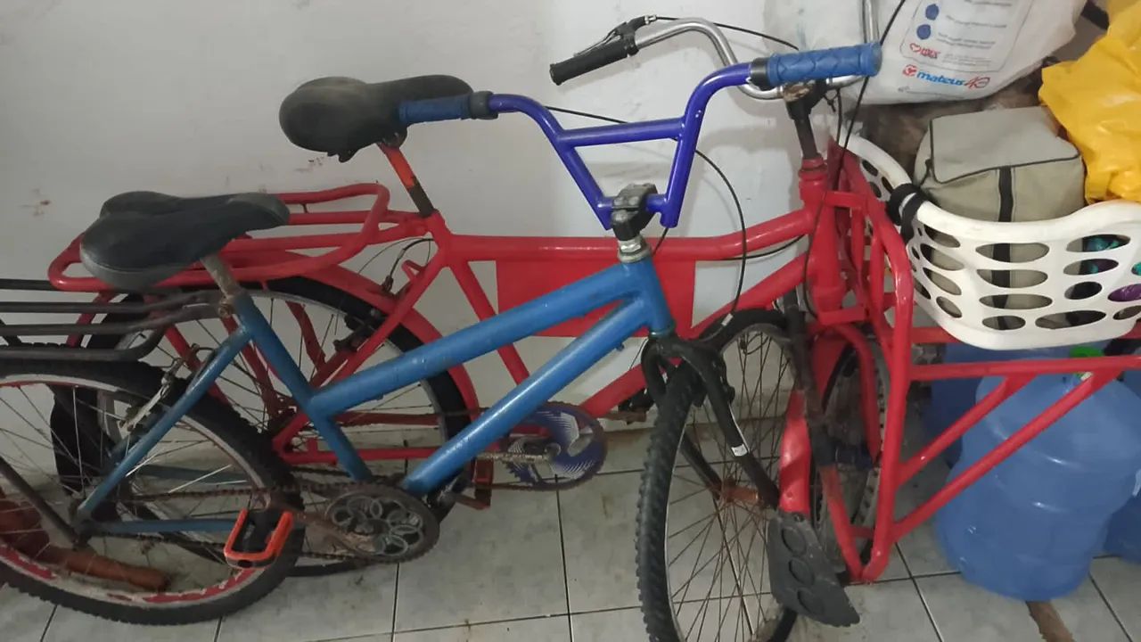 Bicicleta de carga e bicicleta aro 26 