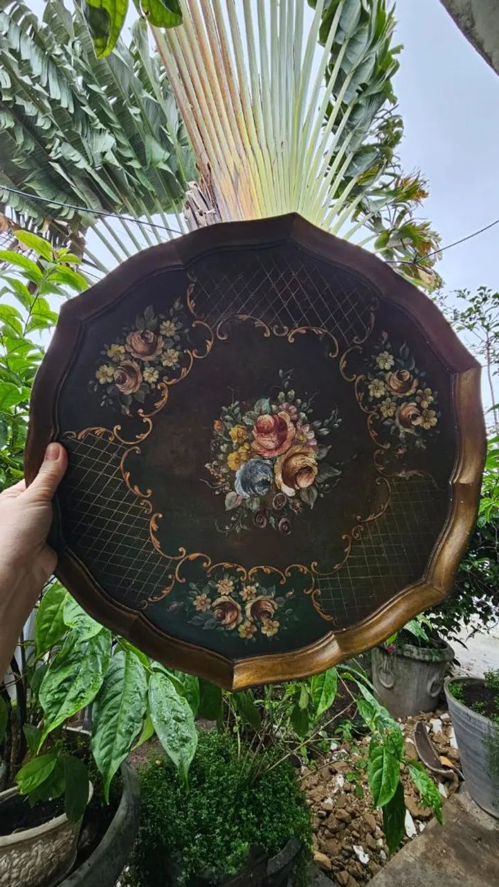 Bandeja Pintada a Mão 