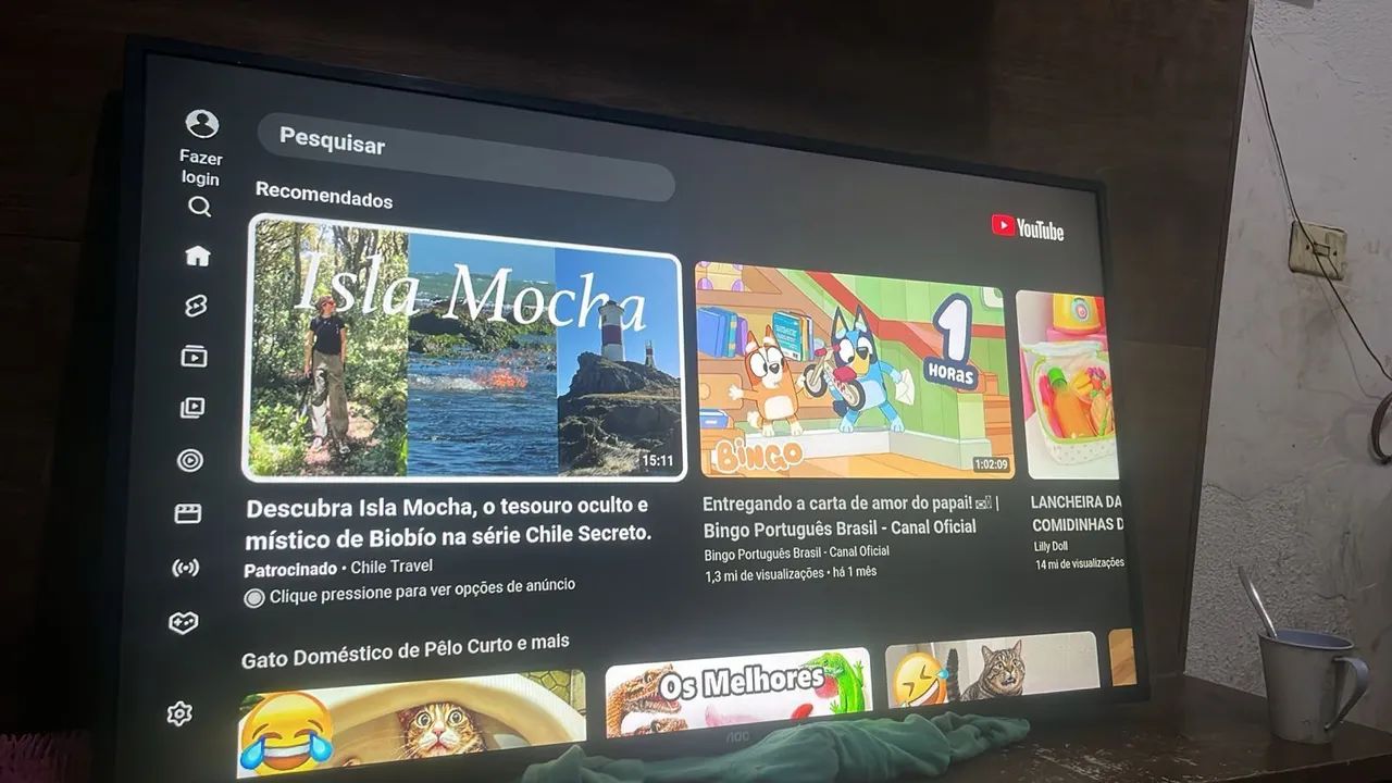 Vendo uma TV AOC de 43 polegadas smart funciona tudo certinho - Foto 5