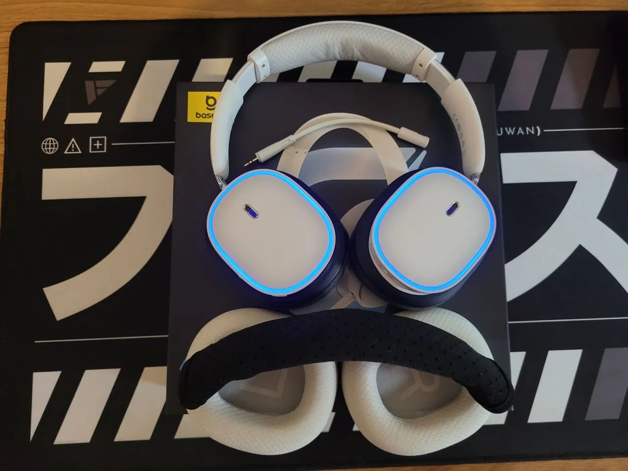 Headset Gamer Sem fio | Baseus GH02 + Acessórios  - Foto 5