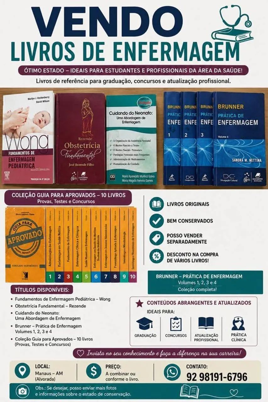 Livros de Enfermagem