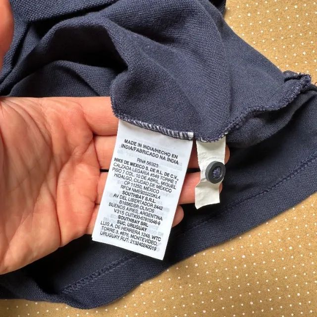 Camisa Polo Nike Azul Marinho P - Foto 5