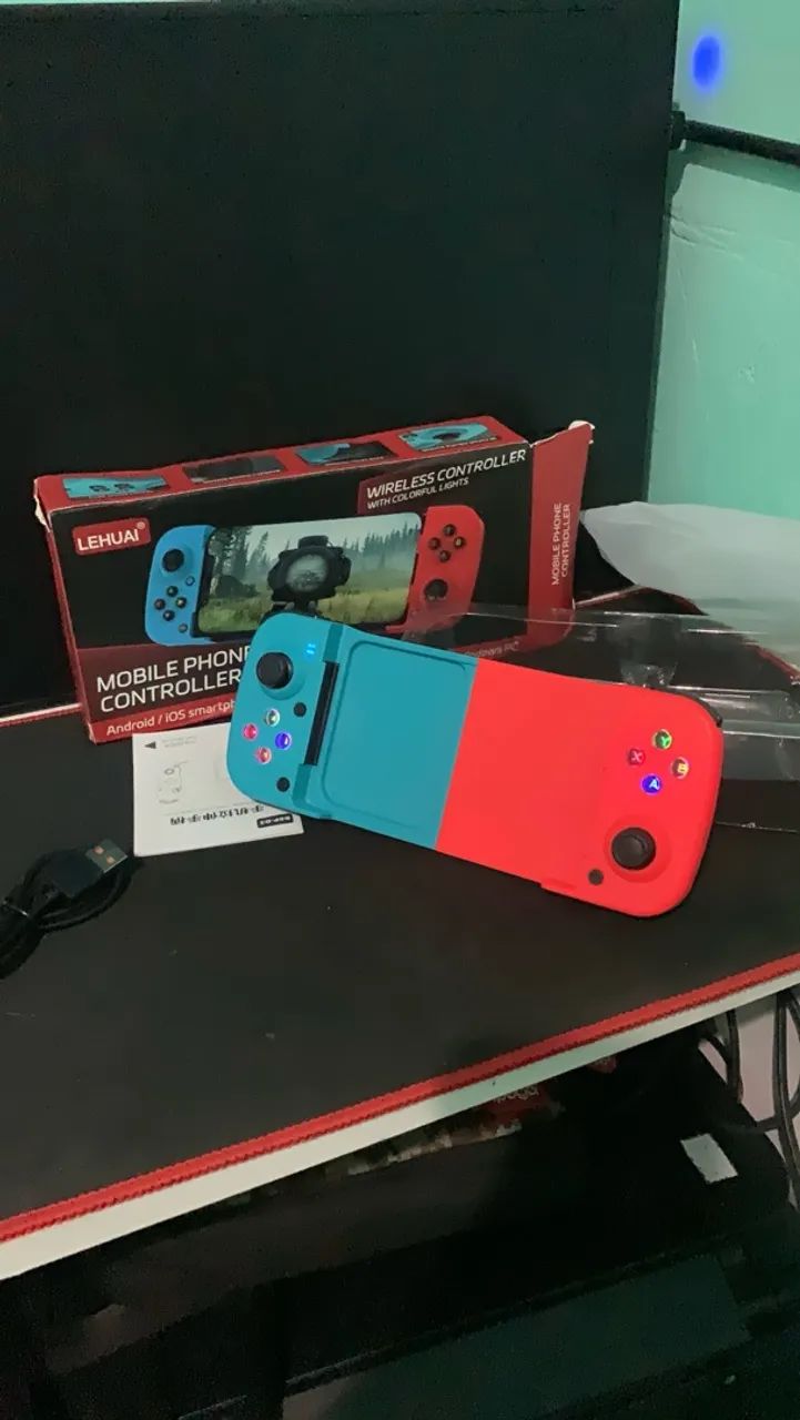 Controle Gamepad Bluetooth para Android e iOS com macro - Foto 3