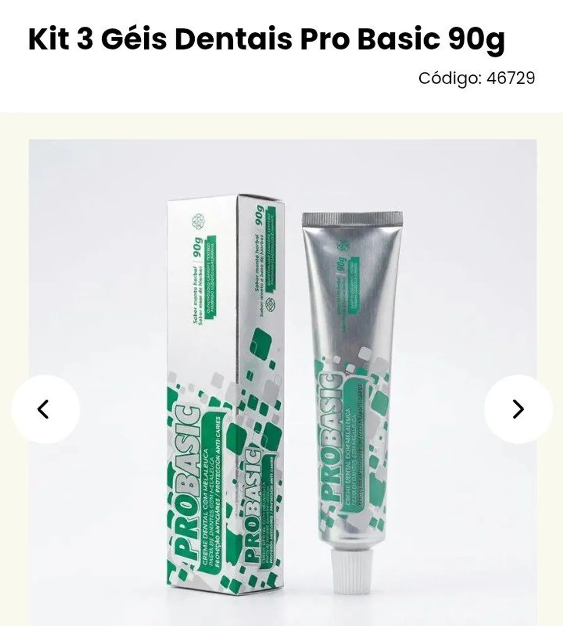 Kit 03 gel dental 90gramas cada - Foto 3
