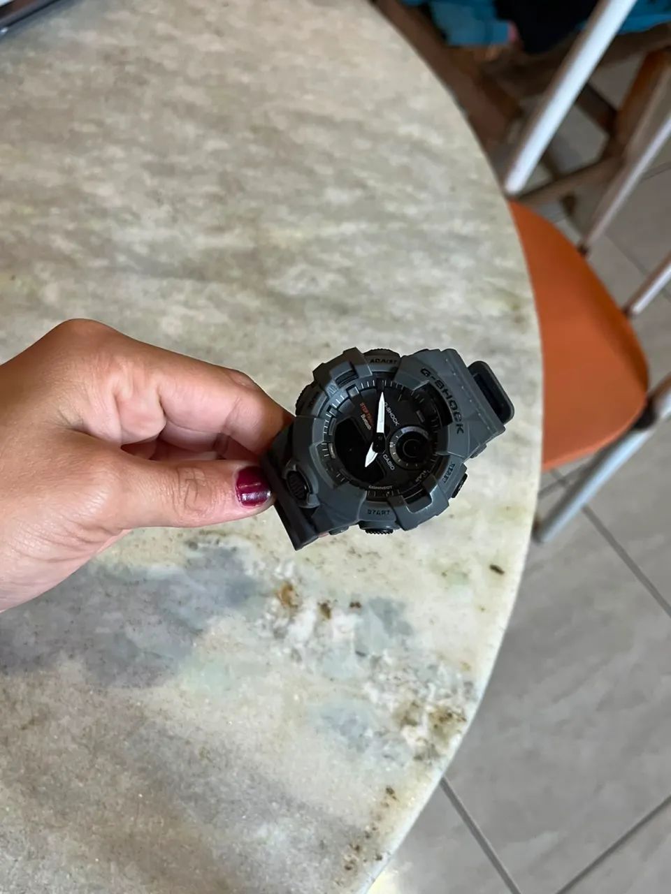 Relógio G Shock cinza 