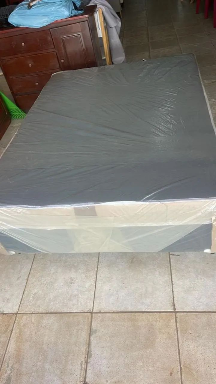 Cama box casal