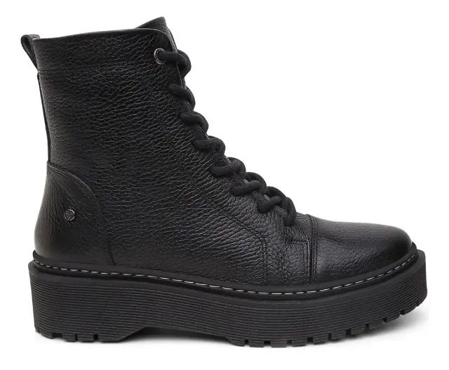 Bota coturno couro - Foto 3