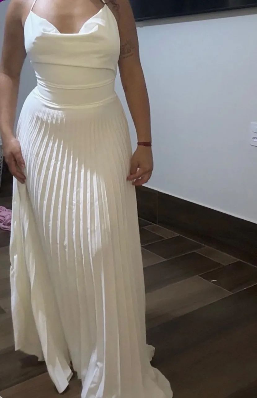 Vestido longo Branco - Foto 3