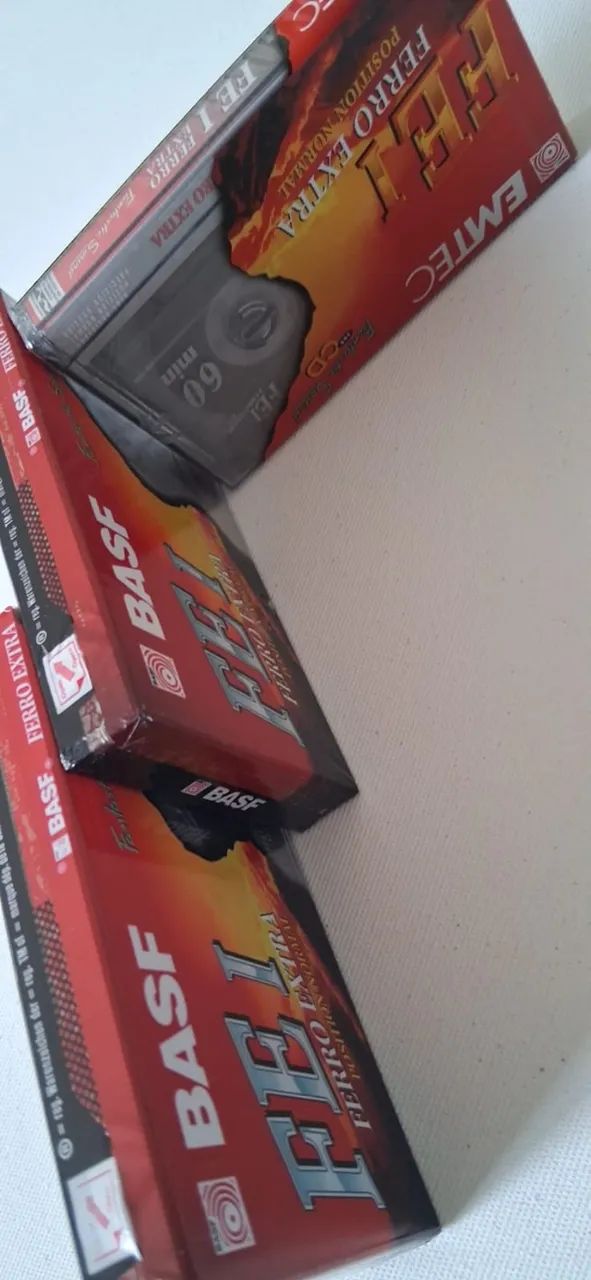 3 fitas k7 basf/emtec virgens novas - Foto 4