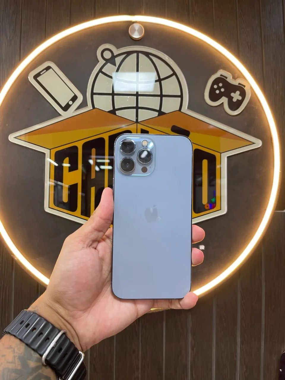 IPHONE 13 PRO MAX AZUL 128gb  - Foto 3