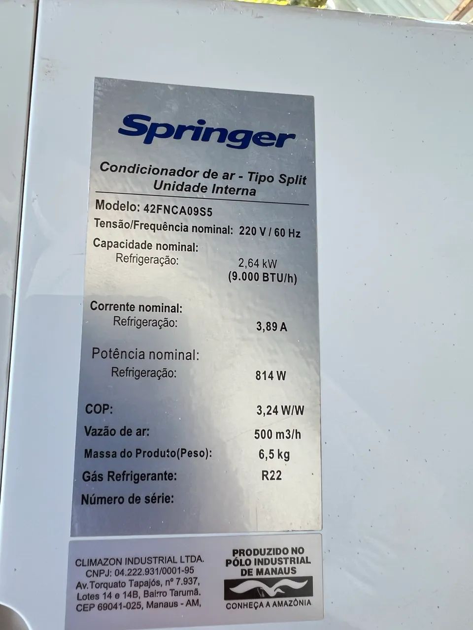 SPRINGER MIDEA MAXIFLEX 12000 BTUS - Foto 3