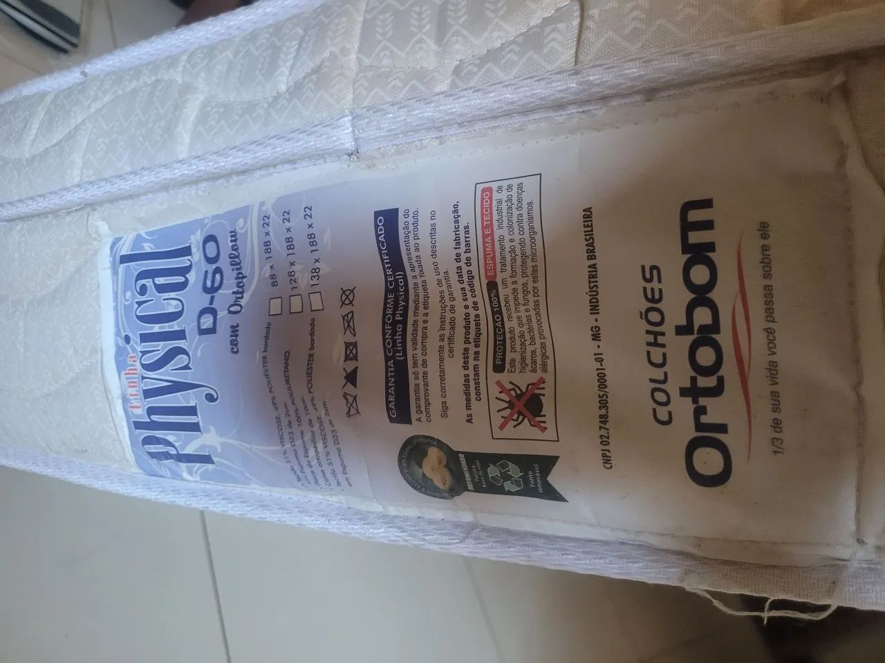 Colchão ortobom phisical cssal