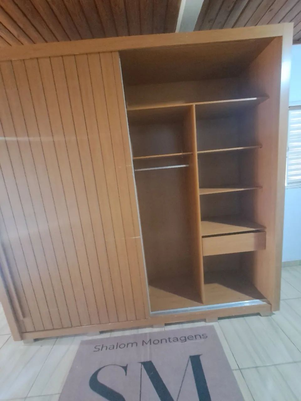 GUARDA ROUPA DE CASAL USADO COM ENTREGA GRÁTIS  - Foto 5