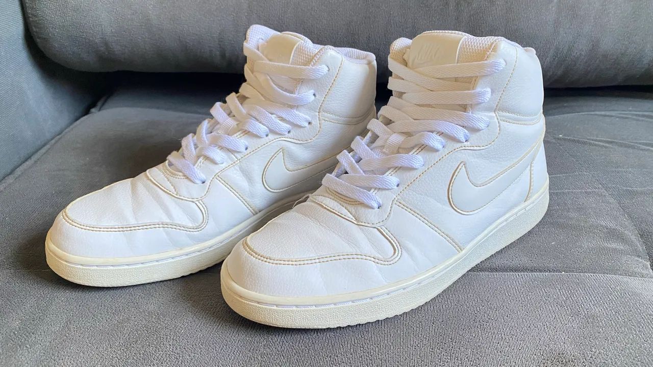 Nike Ebernon Mid All White Original 39 - Foto 2