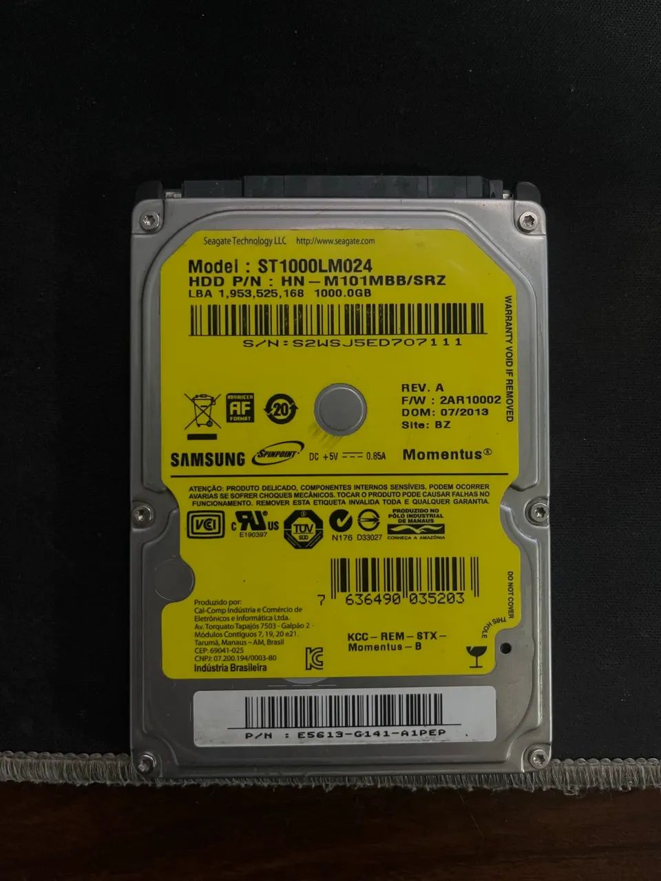 HD Notebook 1TB Seagate - Saudável - Foto 2