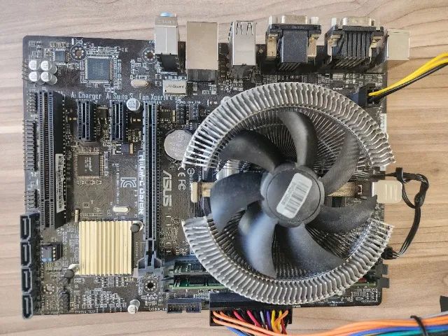 Kit Placa Mãe (Processador + Mem + Fonte) - Foto 2