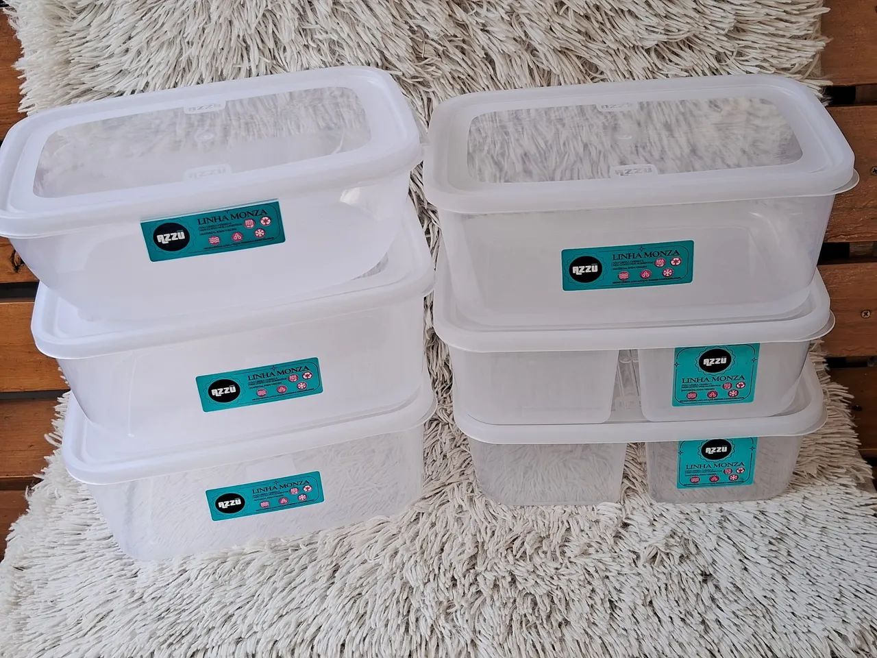 Kit com 3 potes 