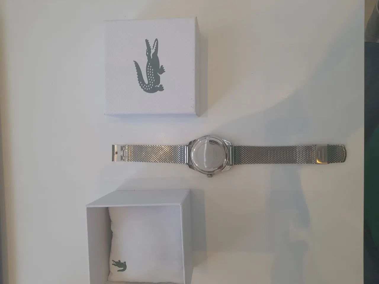 Relógio Lacoste Masculino Aço Prateado (NOVO/SEM USO) - Foto 4