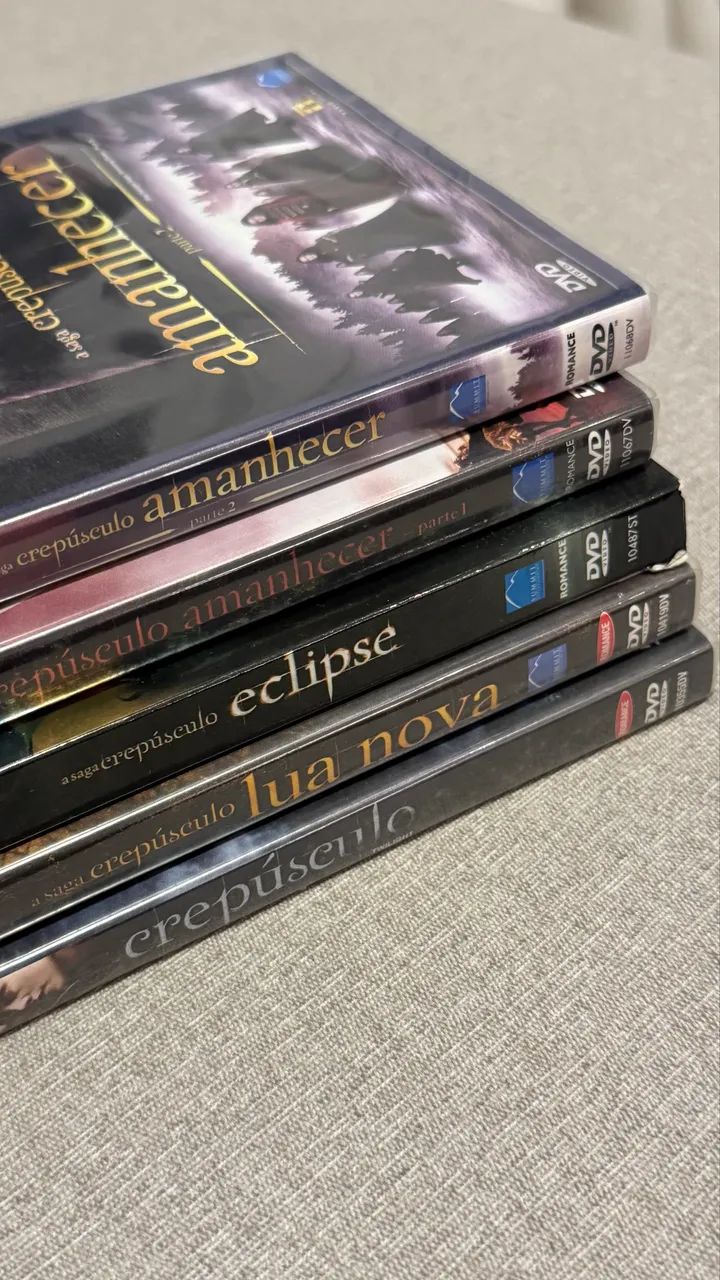 Saga crepúsculo completa dvd (envio brindes) 