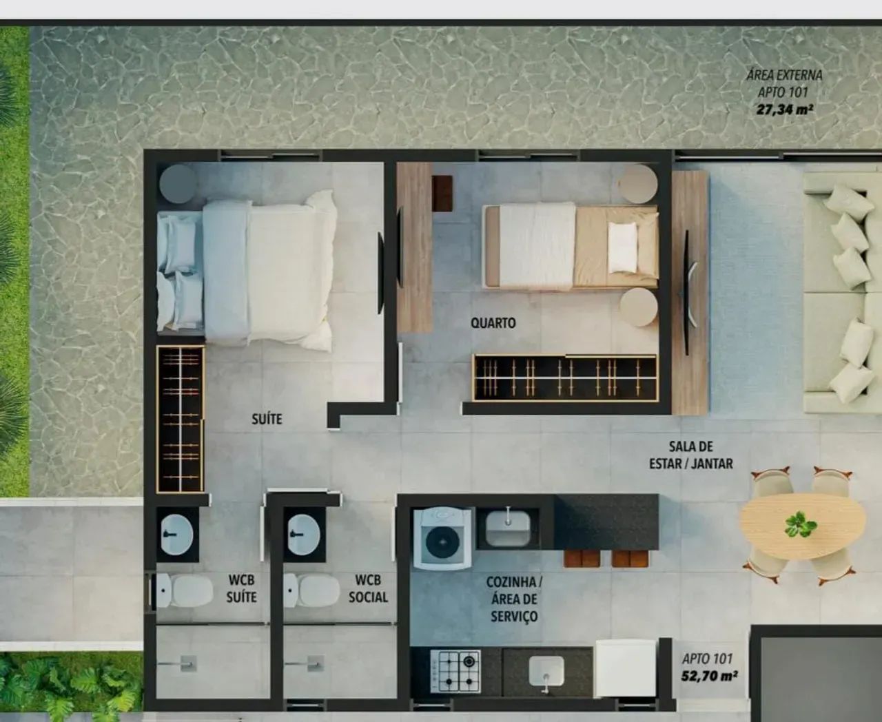 Apartamento com 2 Quartos nos Bancários - Foto 4