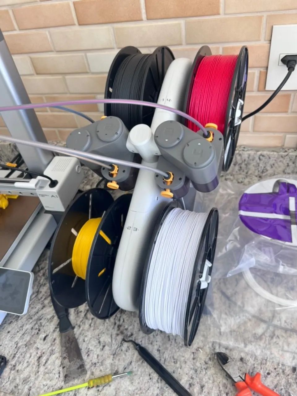 Impressora 3d Bambu Lab A1 Combo com AMS - Foto 4