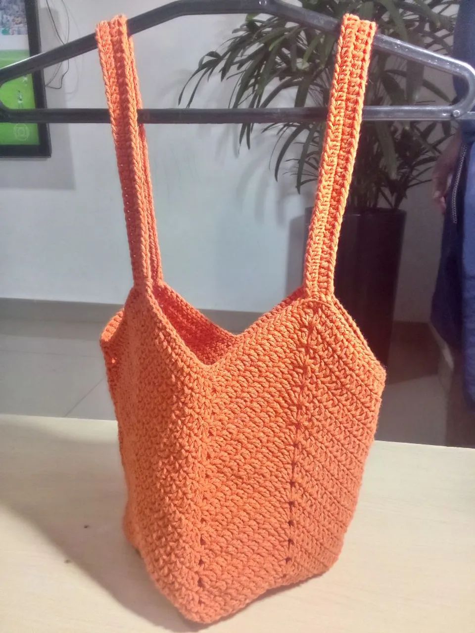 Bolsa ecobag de crochê feito a mão  - Foto 2