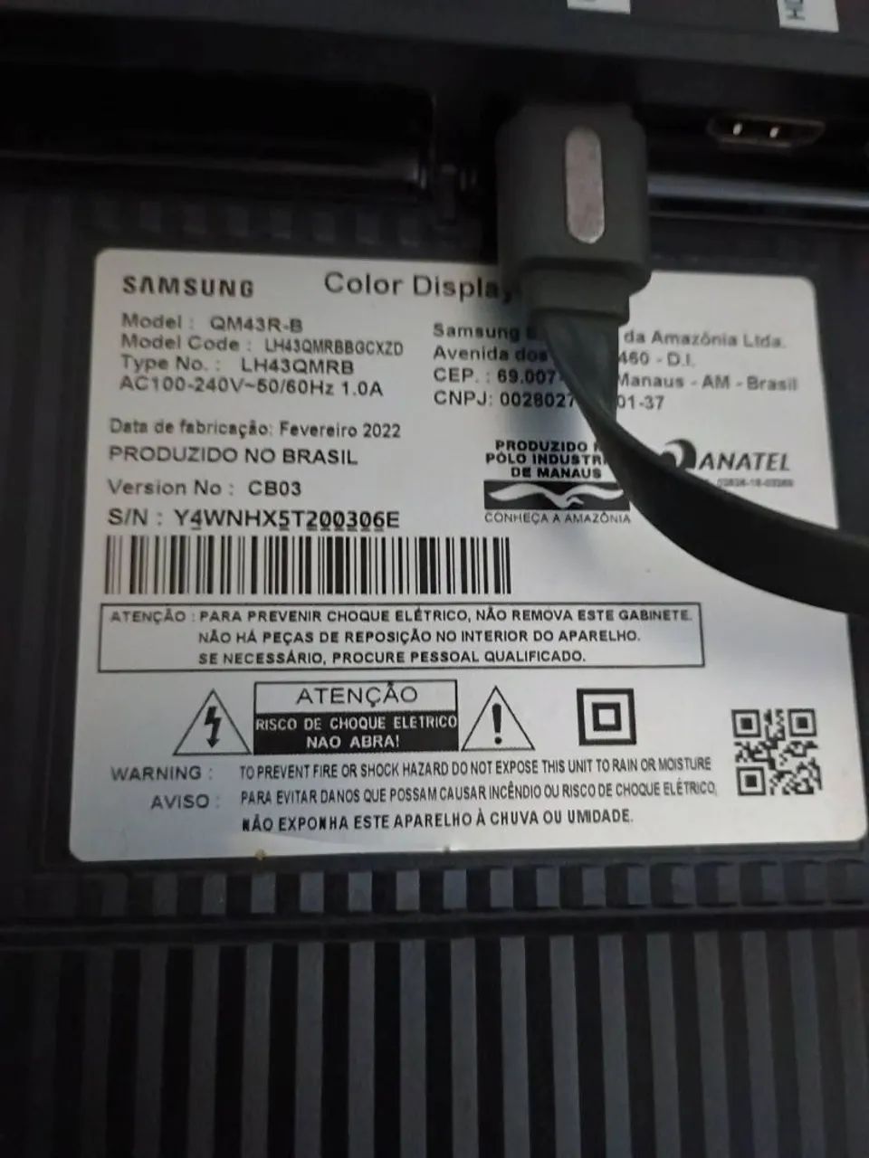 Vendo Monitor Samsung 43 "polegadas novo  - Foto 3
