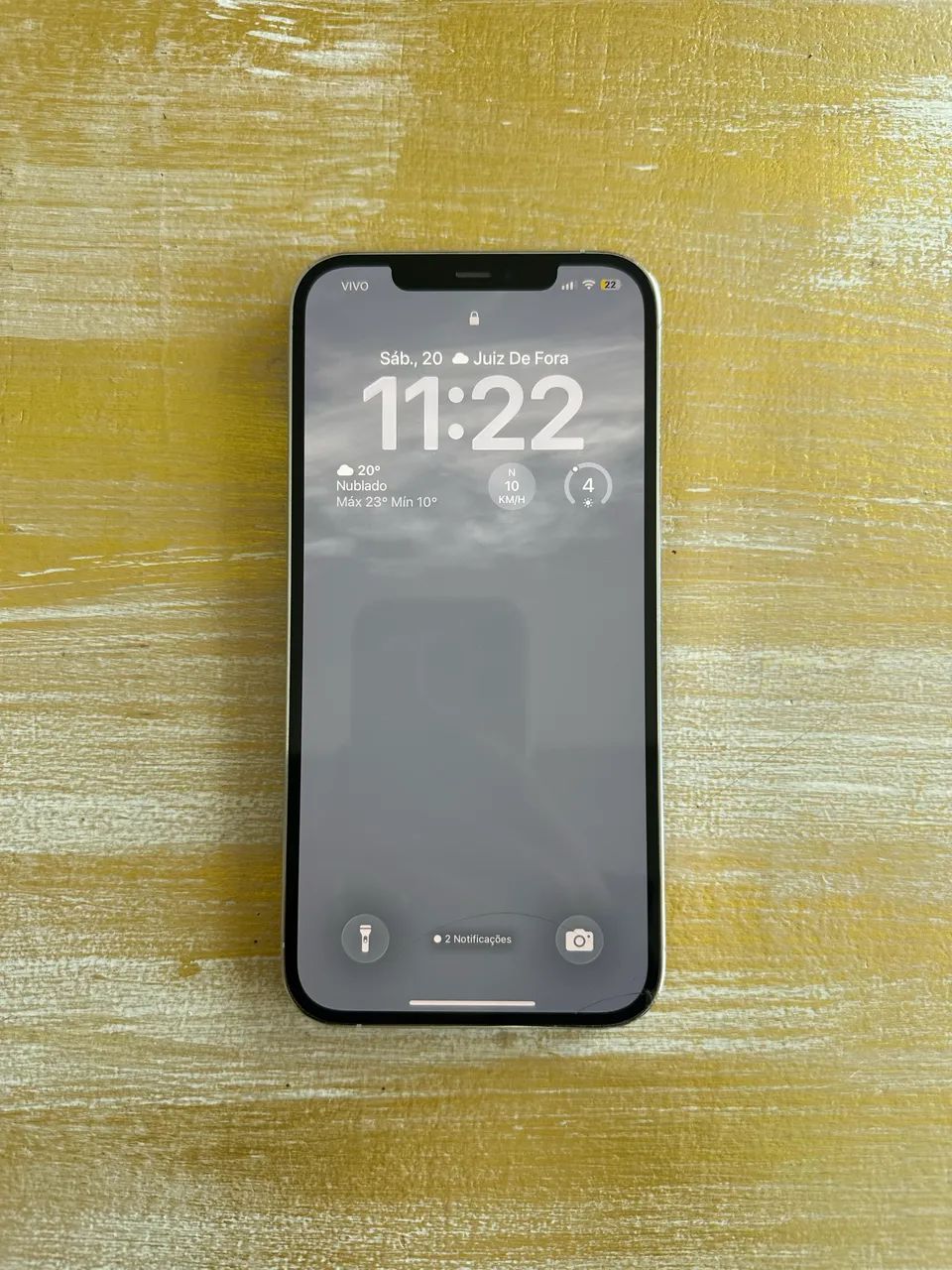 iPhone 12 Pro Max 128GB branco/prata - Foto 4