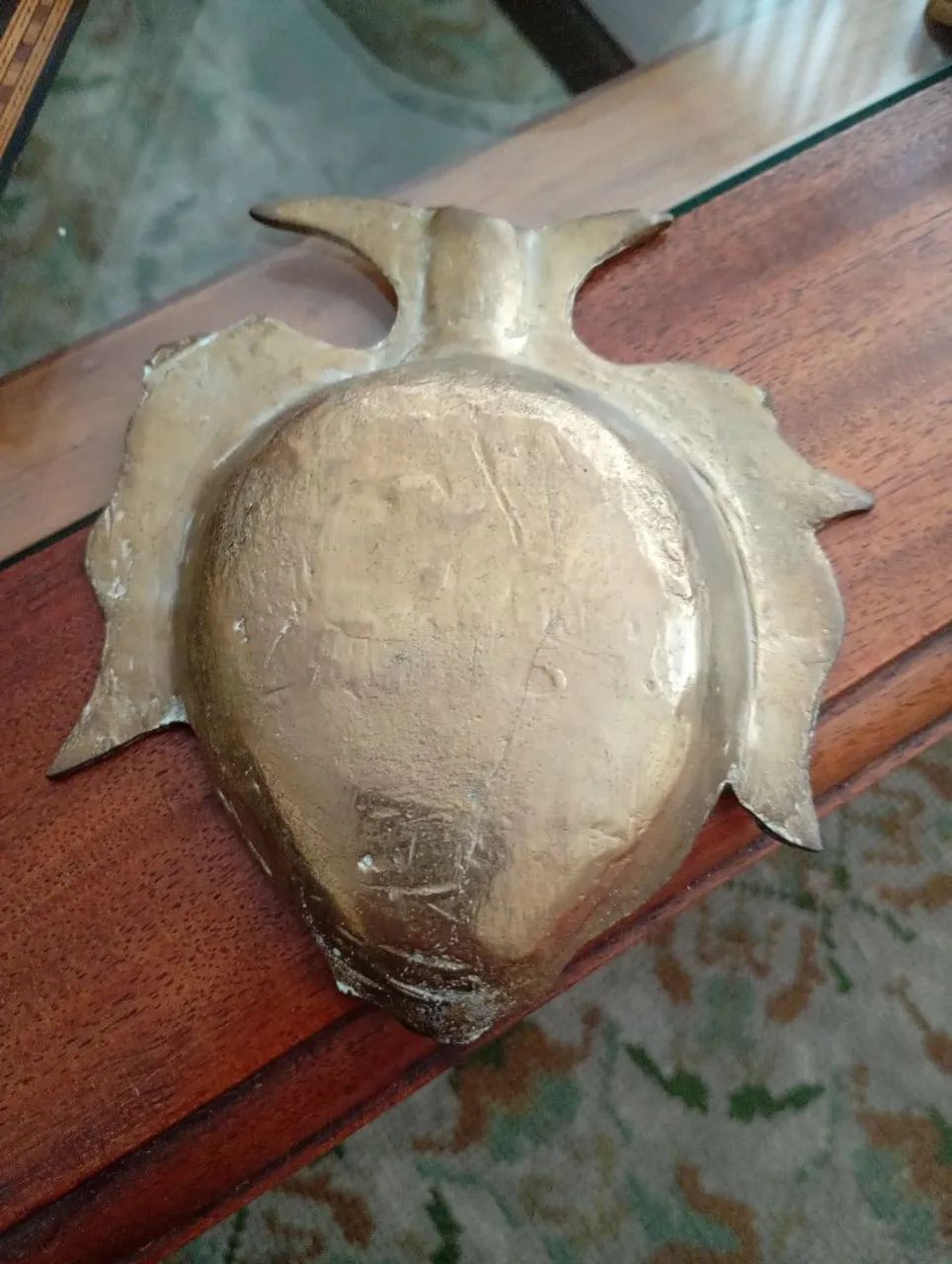 Peixe de bronze cinzeiro vintage  - Foto 4
