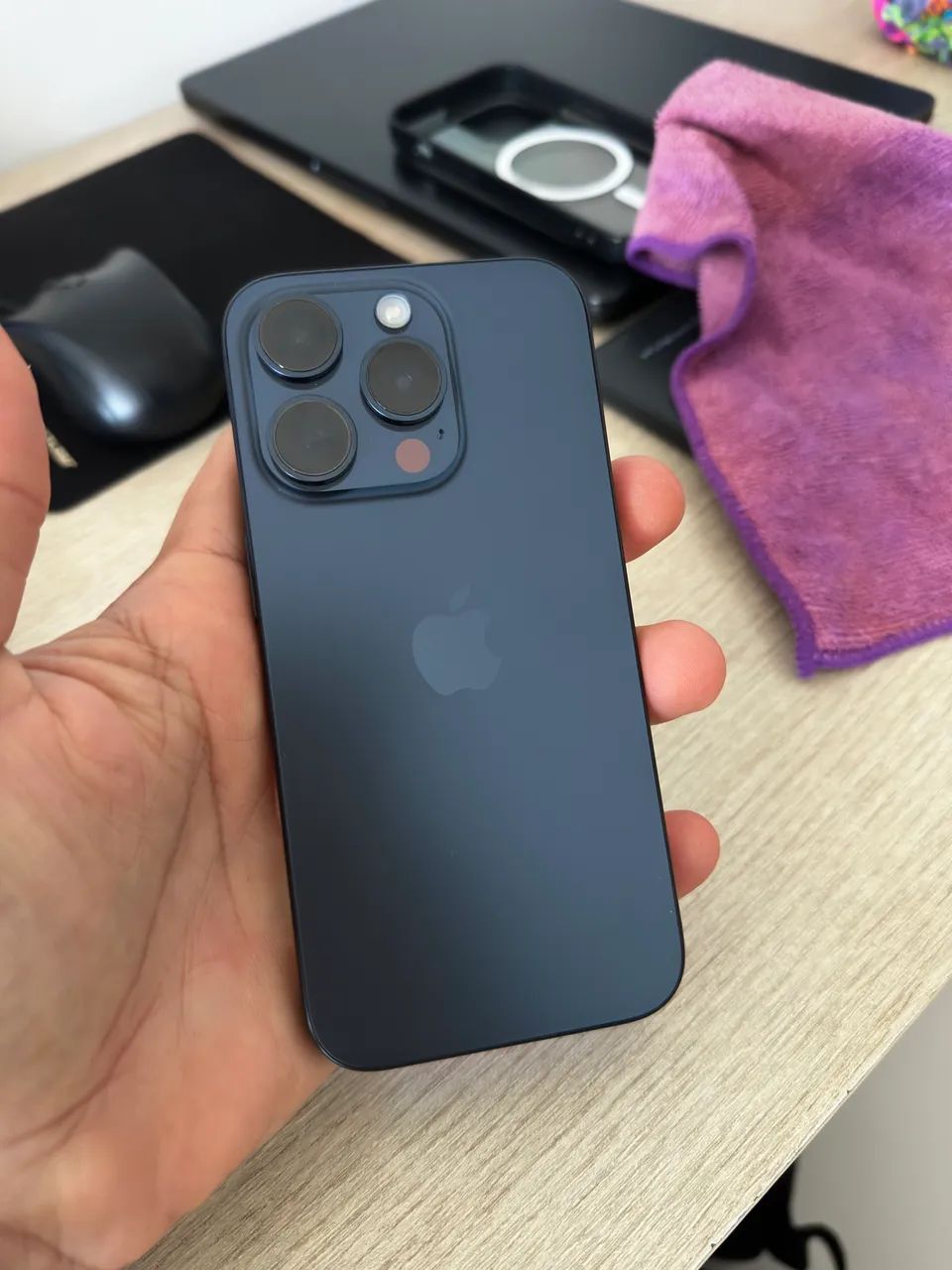 Iphone 15 Pro 256gb azul - com nota e caixa! - Foto 3